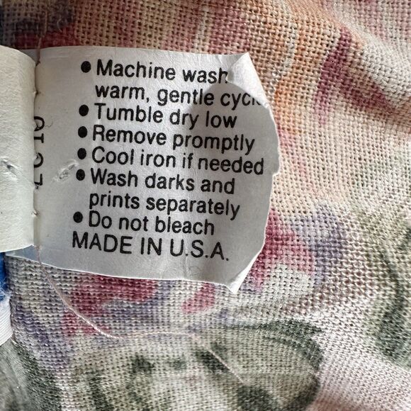 LORAC ORIGINAL - Vintage Floral Peplum Puff Sleeve Blazer Size 16 1/2  A44 - Picture 6 of 11